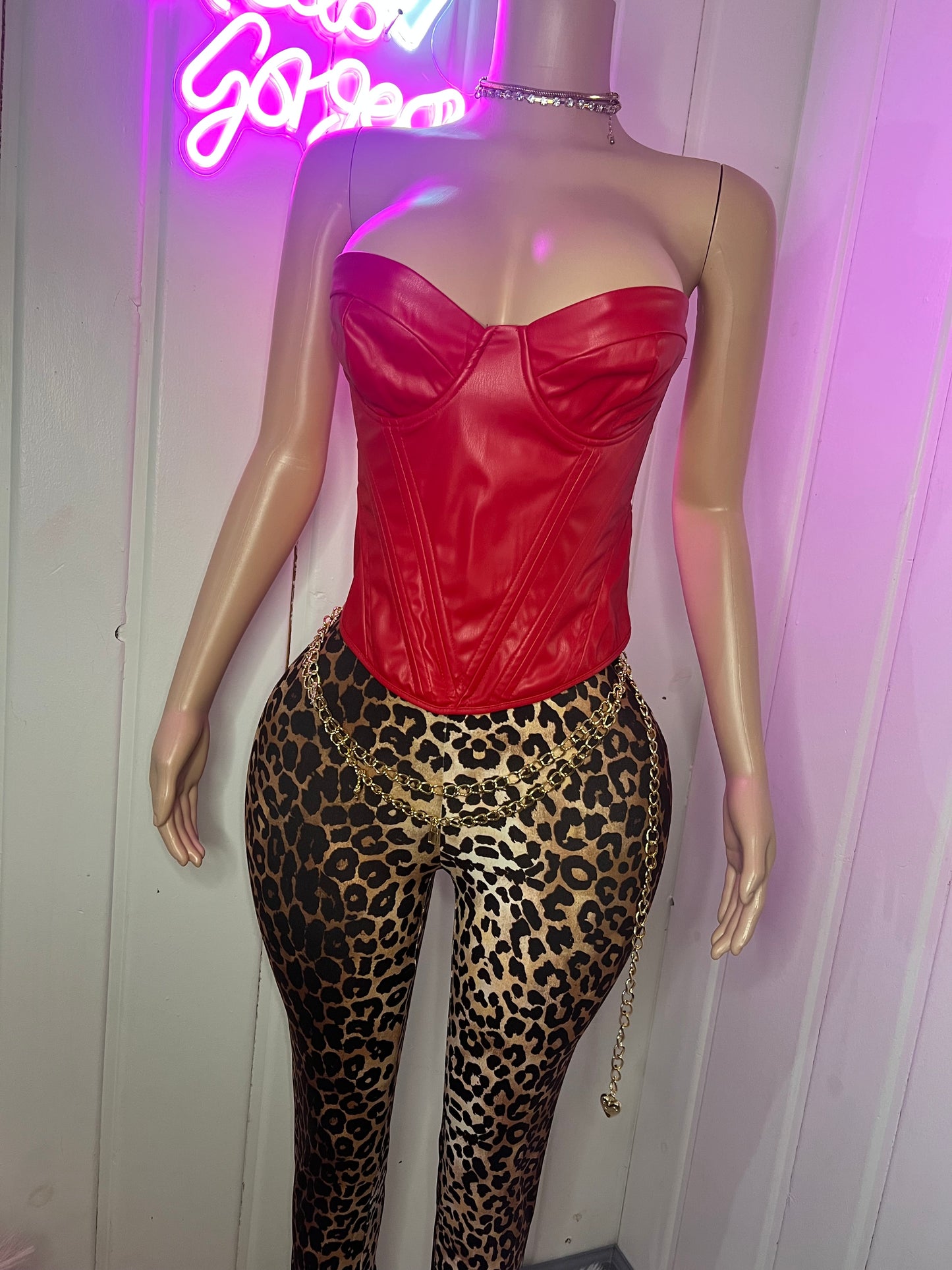 Wonder Women Corset - Red