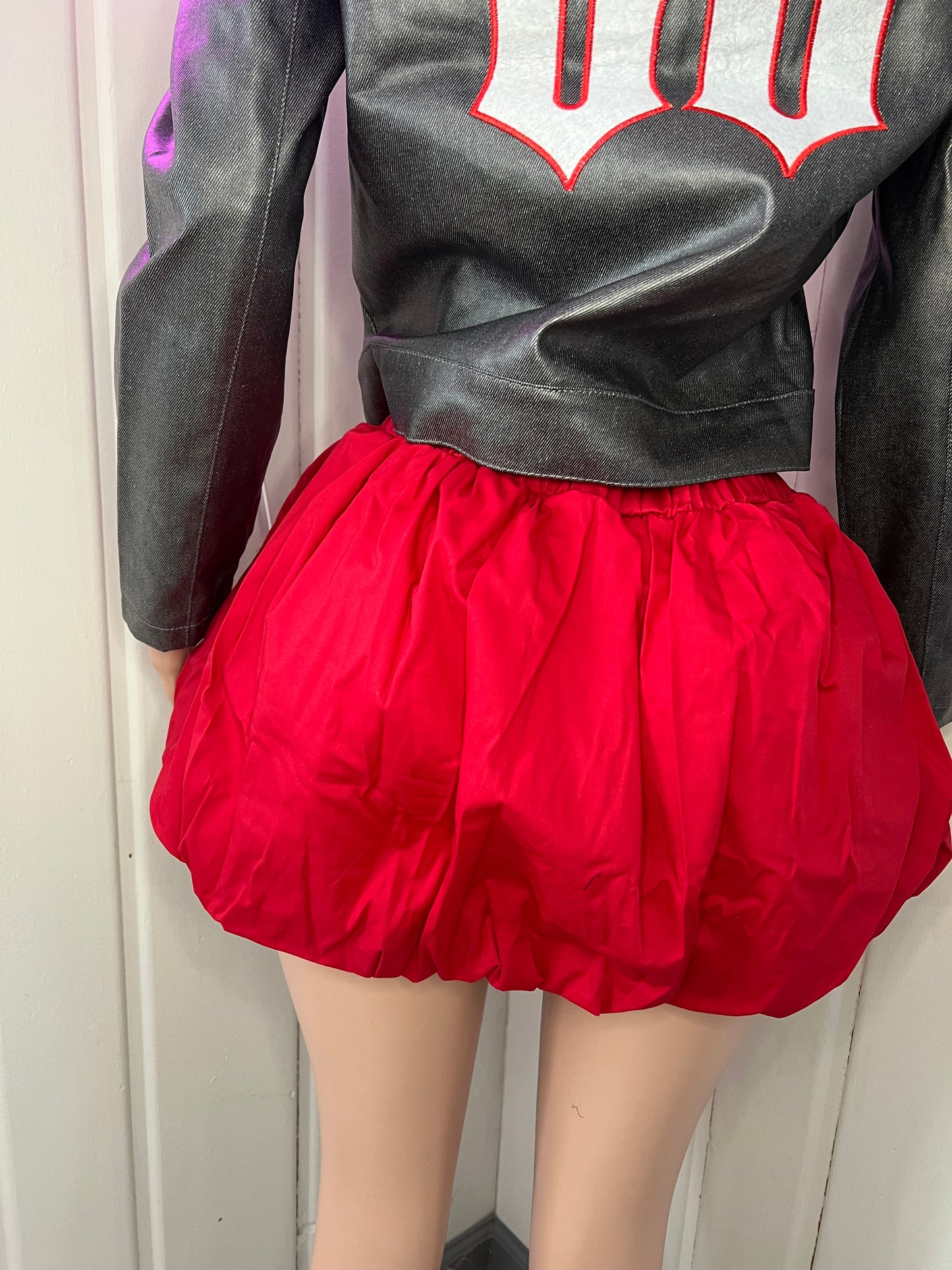 Sweetheart Red Bubble Skirt