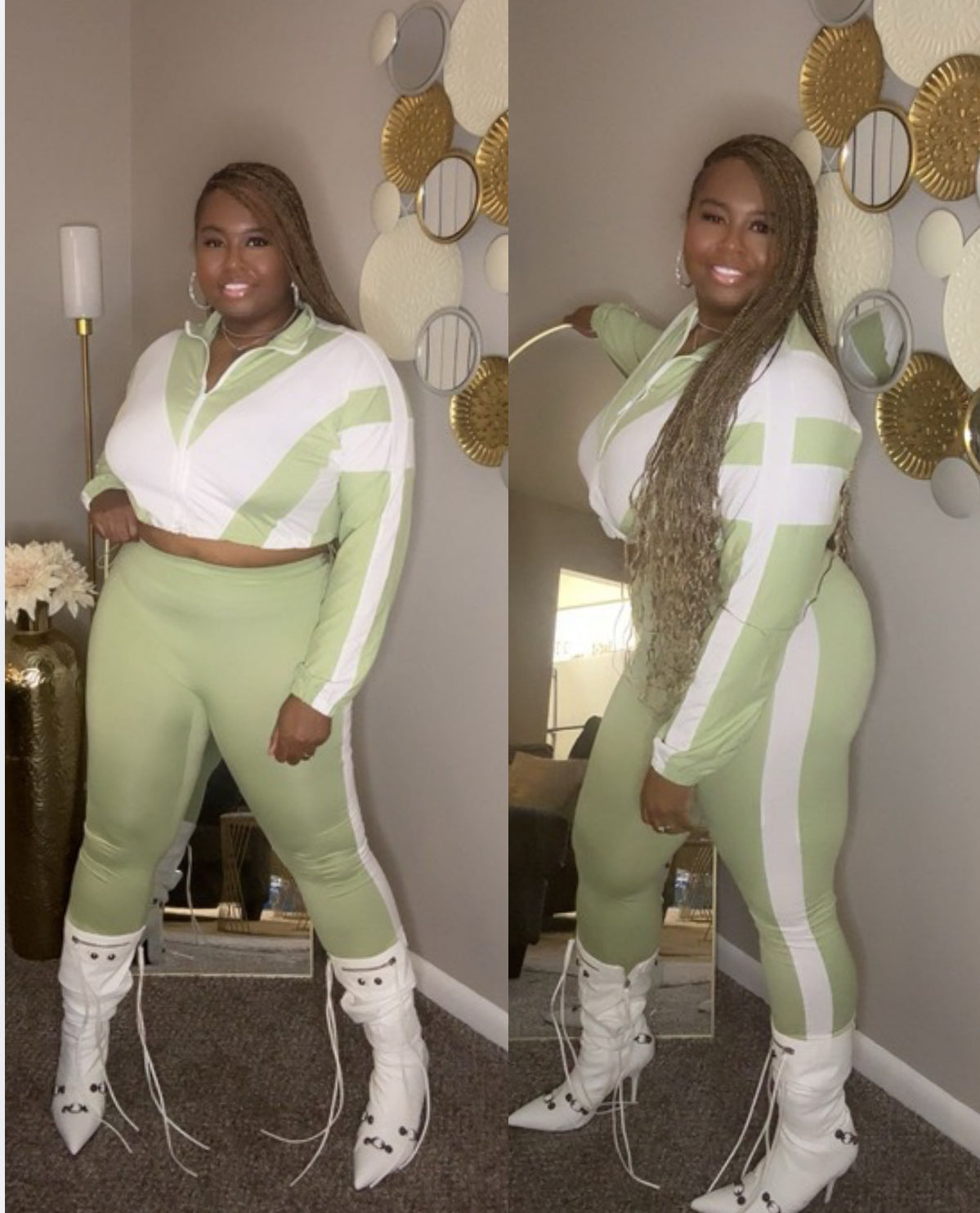 Off-Duty Baddie Set (Sage)