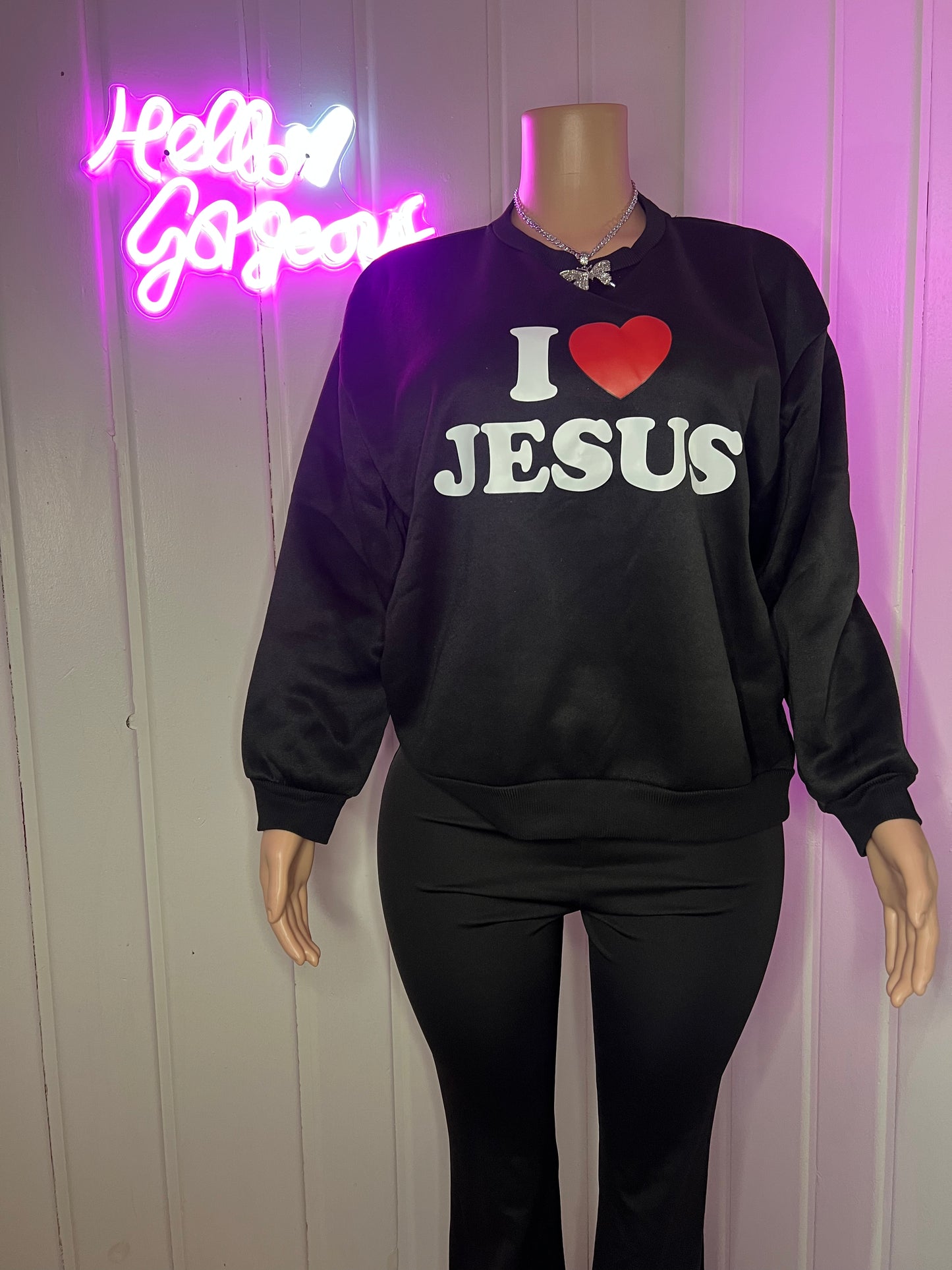 I ❤️ JESUS Crewneck