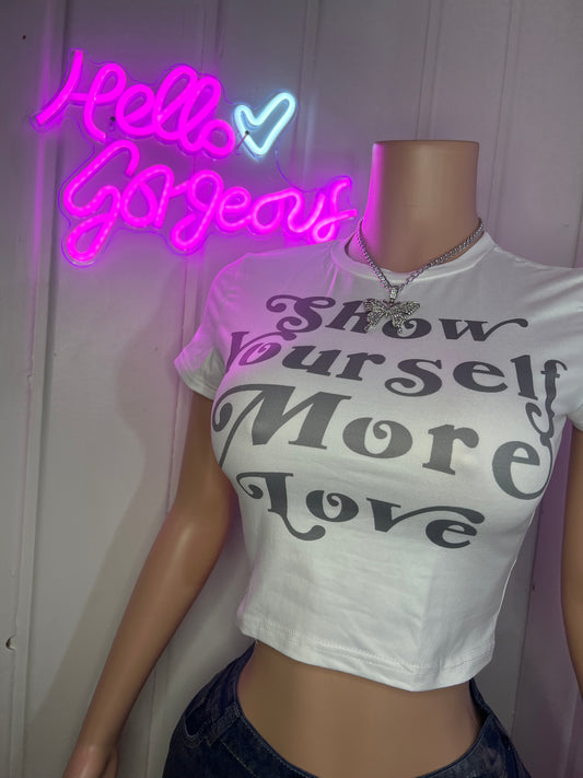 More Love Crop Tee