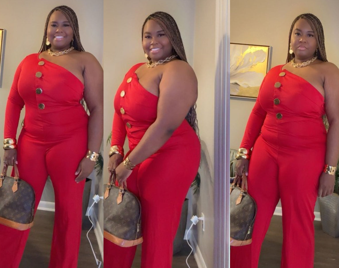Red Hot Moment Jumpsuit