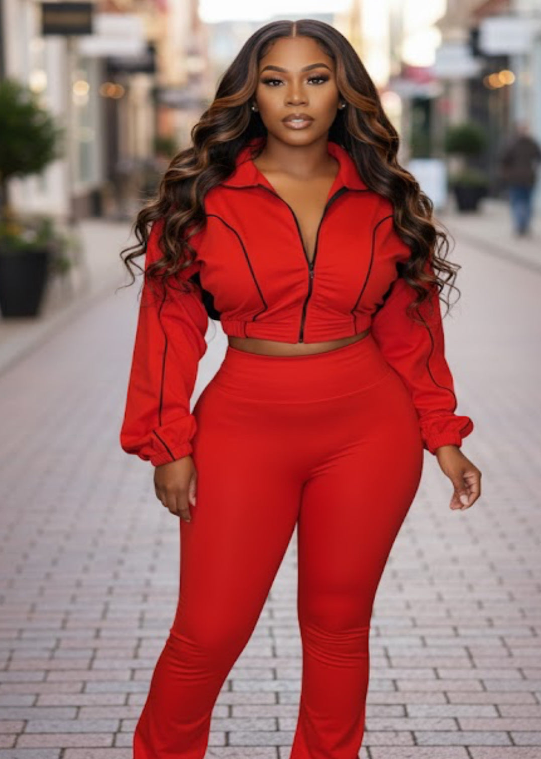 Pretty and Chill Set -Red